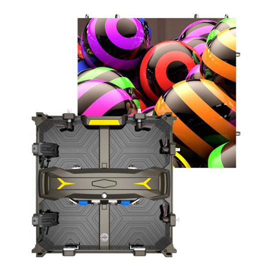 LDR Series Nqi Siv Tau Zoo Nyob Sab Hauv Tsev Ntiav nkhaus LED Screen 500x500mm Tuag Casting Txhuas Txhuas Ntiav Vaj Huam Sib Luag Nrog LED Teeb thiab LED Module Kev Tiv Thaiv Tsim
